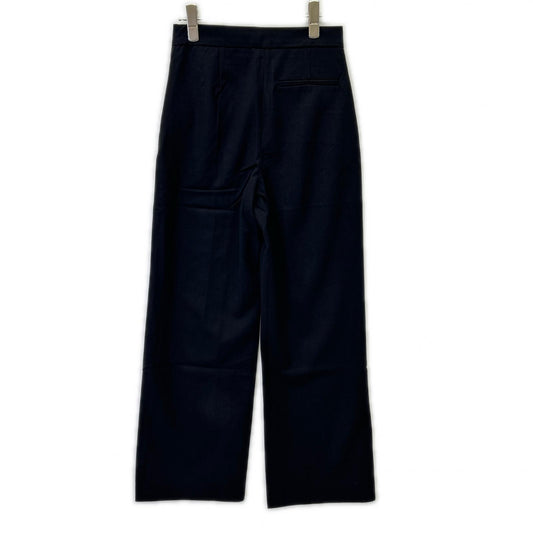 THE ROW ザ ロウ 7240 W2507 delton pant ワイドトラウザー ブラック ボトムス
