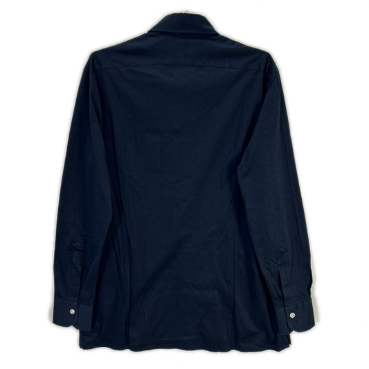 Kiton キートン UMCNERK06R49 ネラーノ コットンジャージー ネイビーシャツ トップス