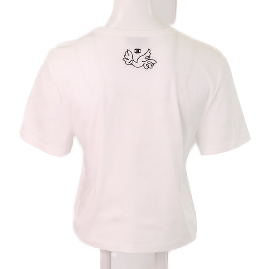CHANEL シャネル 【美品/国内正規】P72139K10336 クルーズコレクション ジャン・コクトー 半袖Tシャツ トップス