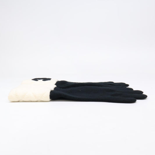 CHANEL シャネル 【美品】ココマーク カシミヤ ニット グローブ