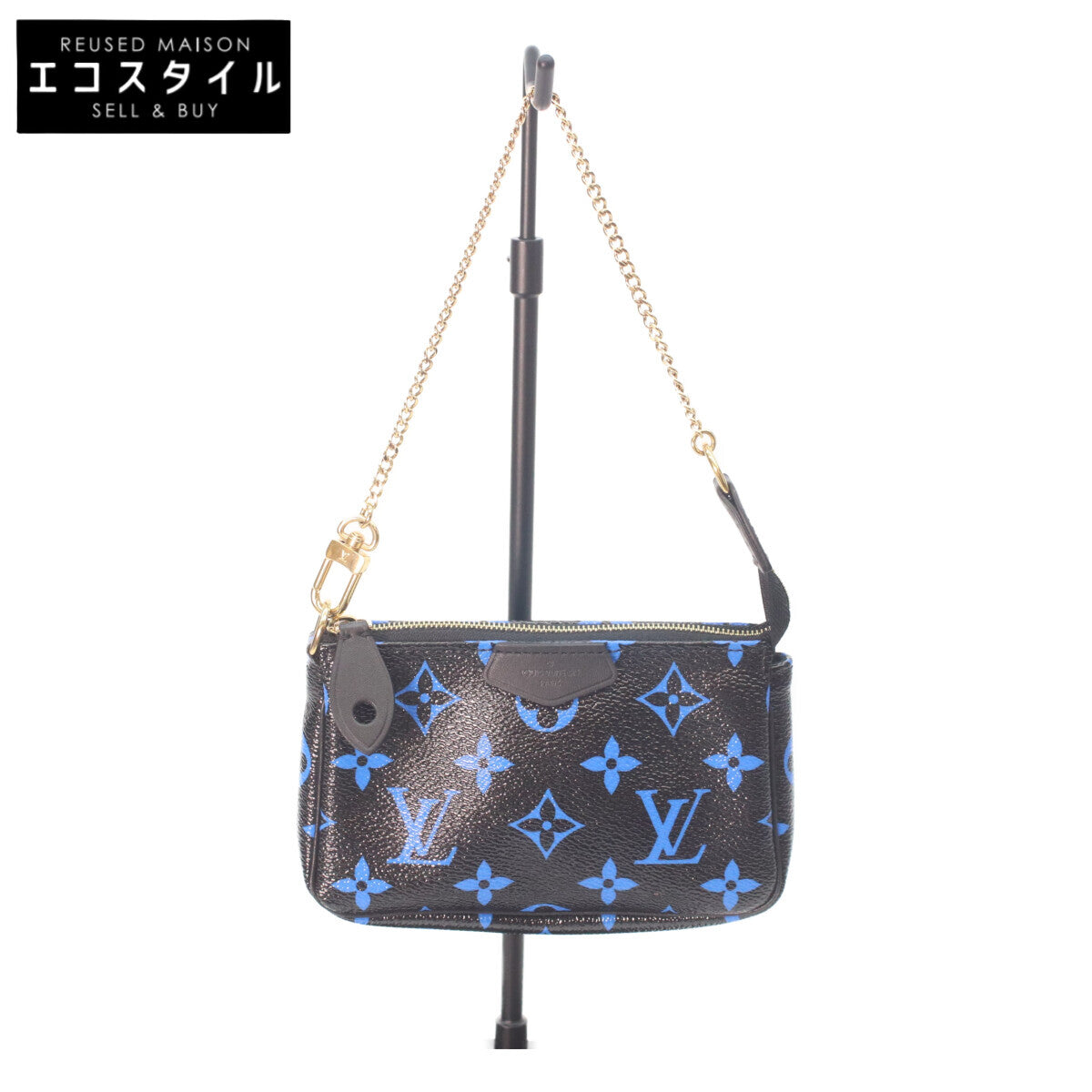 LOUIS VUITTON ルイヴィトン 16年 M67237 モノグラム ノワール ブルー