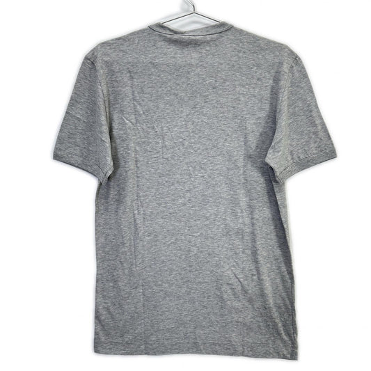 DOLCE&GABBANA ドルチェアンドガッバーナ G8GH2Z グレー クラウンビーズ装飾 コットン クルーネックTシャツ トップス