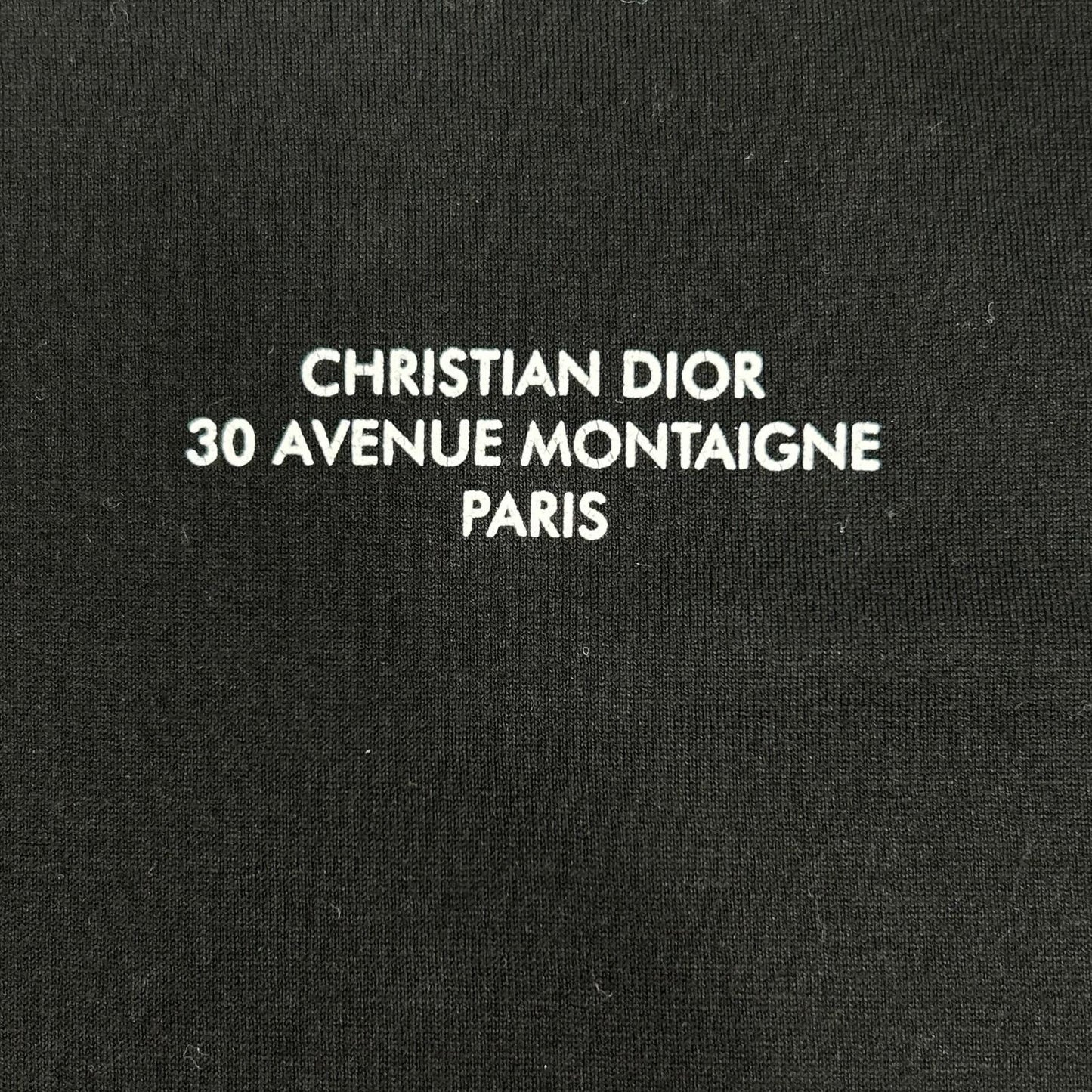 DIOR Dior 593J668D3018 Dior Montaigne Logo T-shirt Top