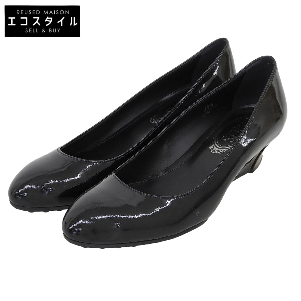 TOD'S トッズ 美品 ローウェッジソール パンプス パテント シューズ