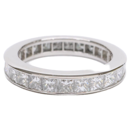 HARRY WINSTON ハリーウィンストン 仕上げ済み WBDPPCC10C10 PT950 ダイヤモンド プリンセスカット チャネルセット リング 指輪