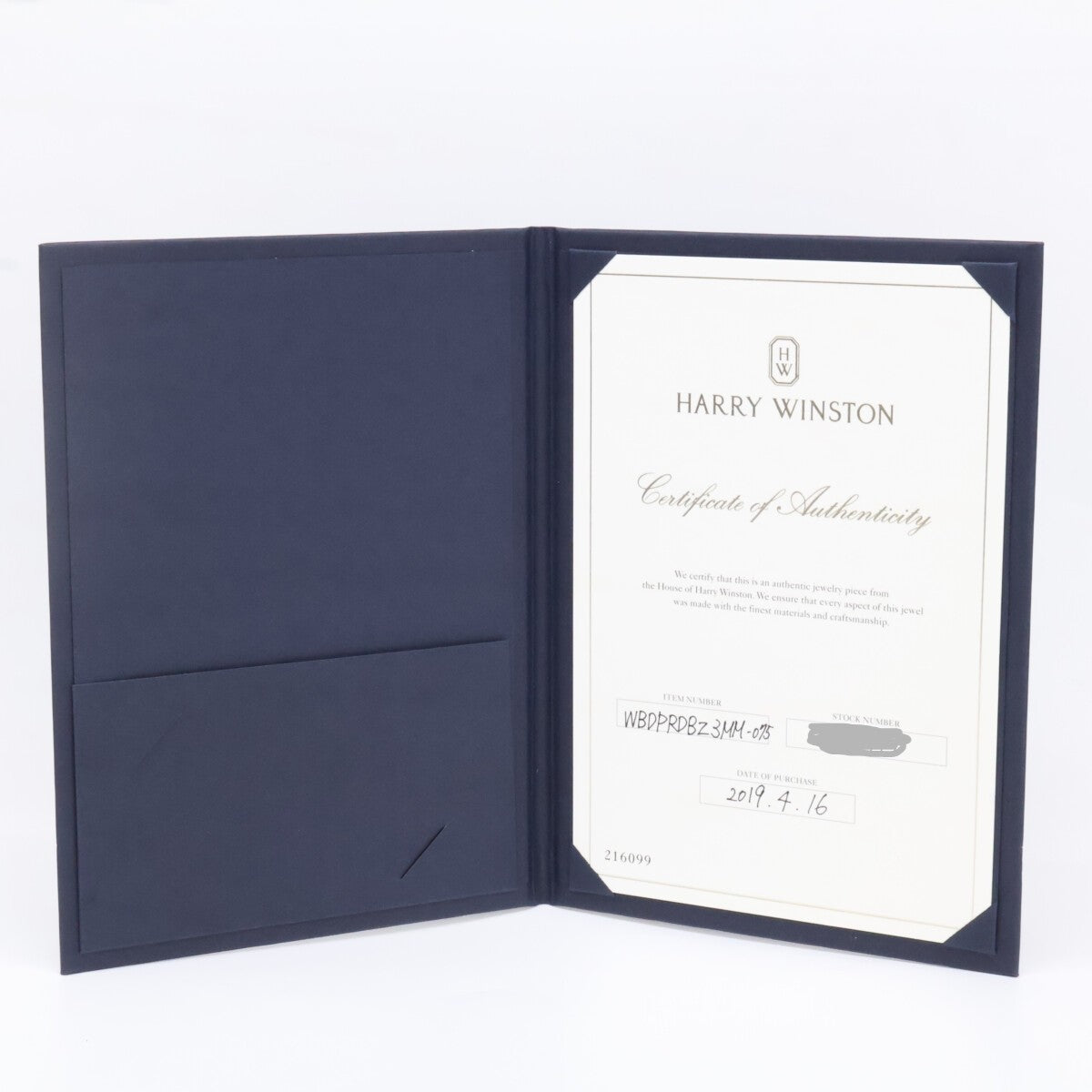 HARRY WINSTON ハリーウィンストン 仕上げ済み WBDPRDBZ3MM PT950 ダイヤモンド1石 ラウンドカット・バンド リング 指輪