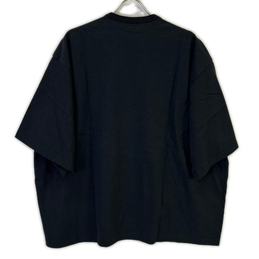 kolor カラー ブラック 23SCM-T12207 度詰めハード天竺プリントTシャツ トップス
