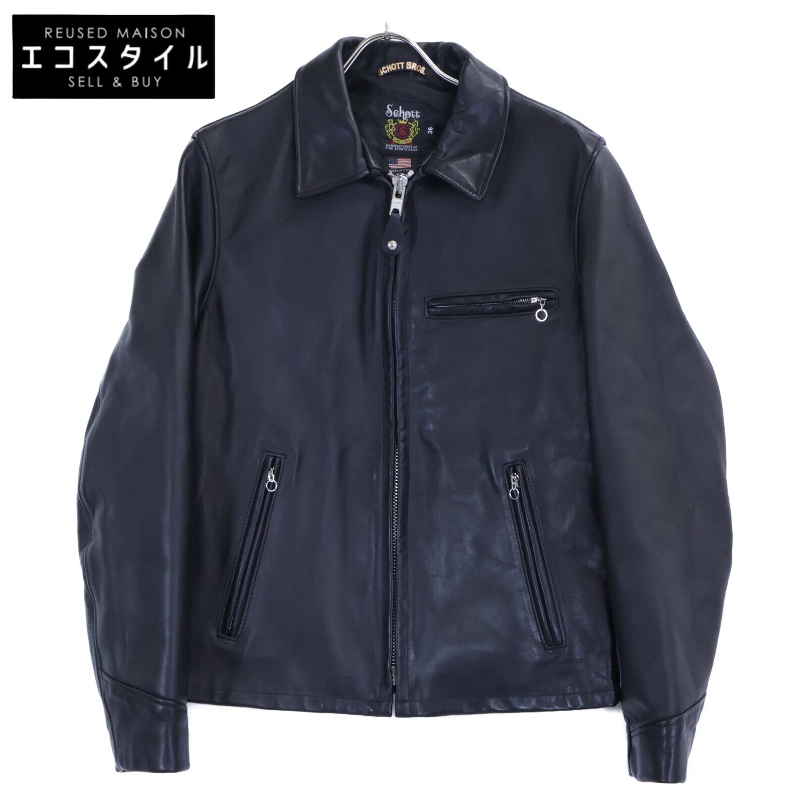 SCHOTT ショット 【美品】7823950086 103US カウハイド シングル