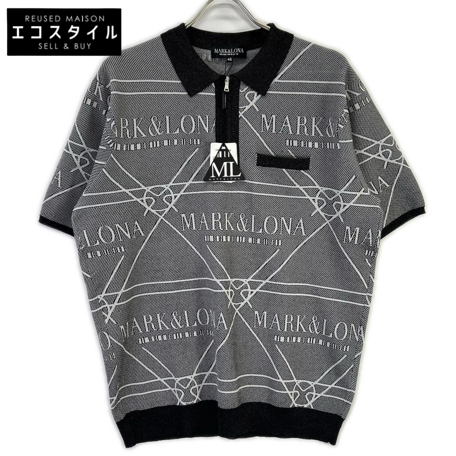 MARK&LONA マークアンドロナ 26年製 MCM-6A-AB53 Jacquard-knit