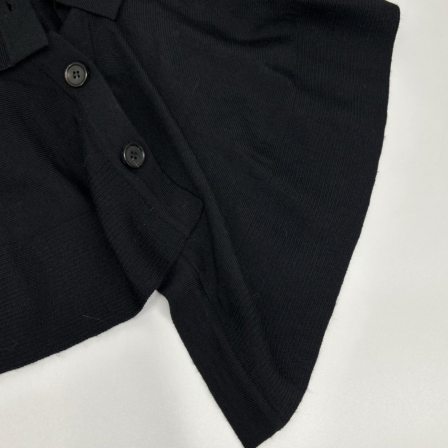 ALEXANDER McQUEEN アレキサンダーマックイーン 633648 ブラック ペプラムニットカーディガン トップス