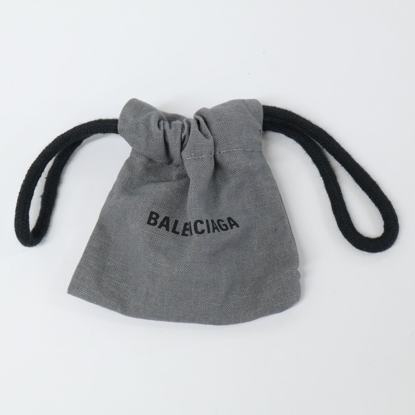 BALENCIAGA バレンシアガ 【美品】LOOP シャイニー ブラス&ラインストーン ピアス