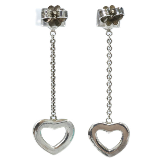 TIFFANY&Co. ティファニー 【美品】AG925 ハートリンク ドロップ ピアス
