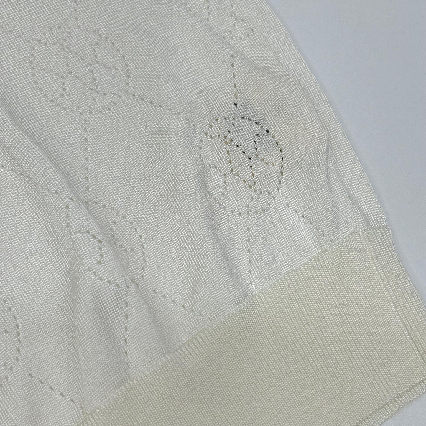 HERMES HERMES 2E2622DA White H Lift short-sleeve knit top