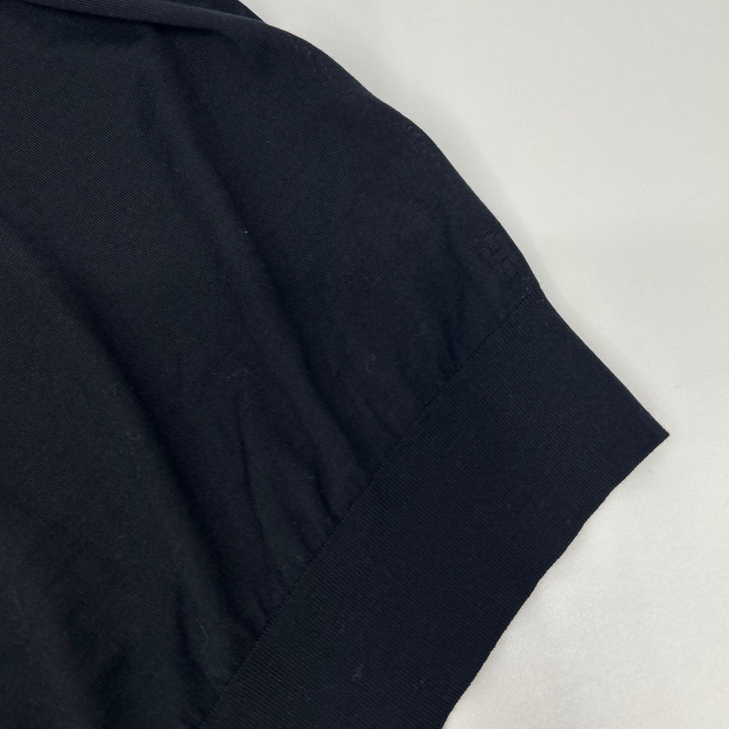 HERMES エルメス ブラック 無地 ニット トップス