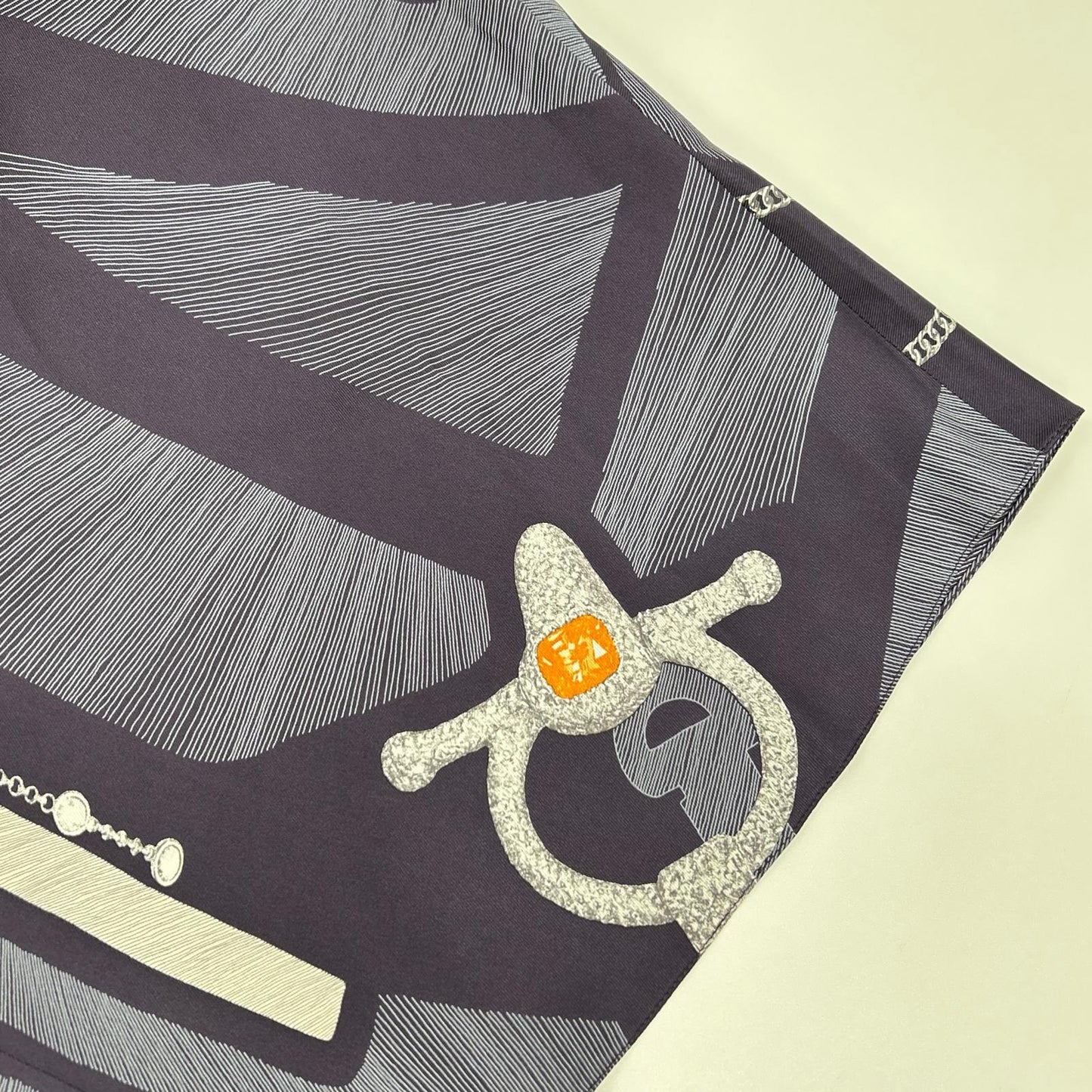 HERMES エルメス Etude pour une Parure de Gala シルクスカート スカート