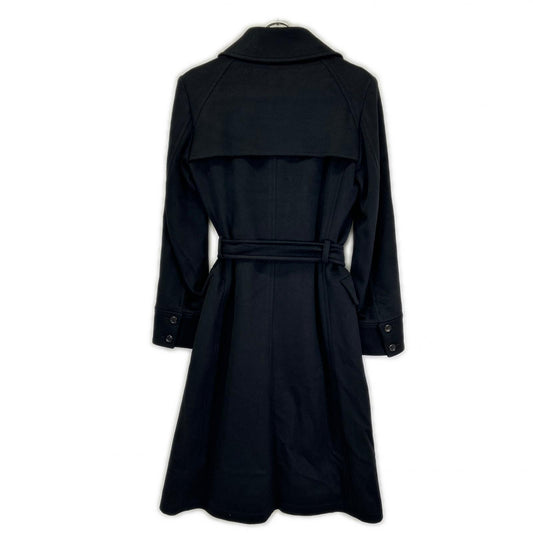 YvesSaintLaurent イヴサンローラン 09年製 223411 ブラック ウール ベルト付き ロングコート コート