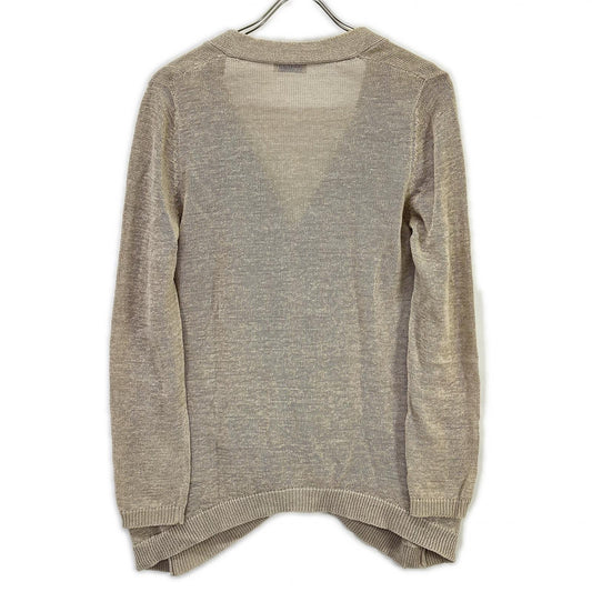 BRUNELLO CUCINELLI ブルネロクチネリ ベージュ コットン ニット ロングカーディガン トップス