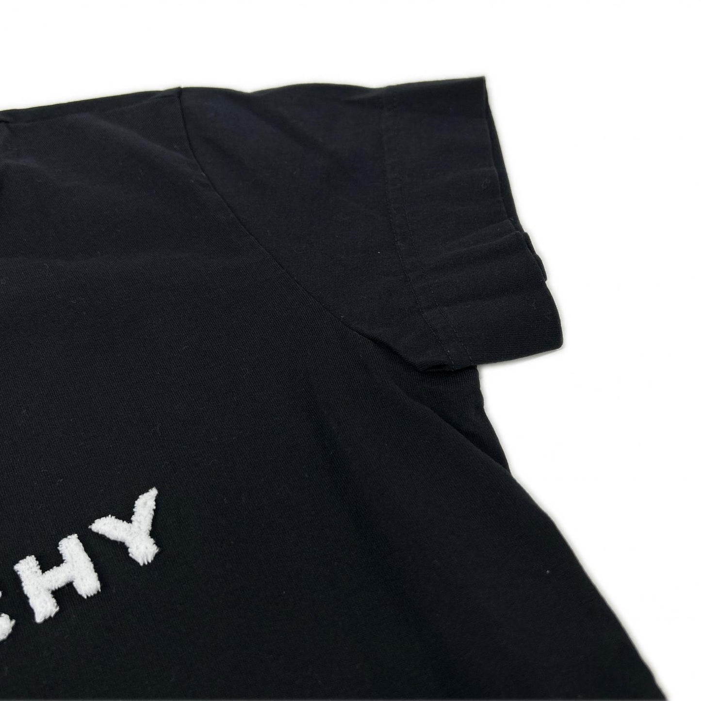 GIVENCHY BW707Y3Z85 terry-cloth logo T-shirt top