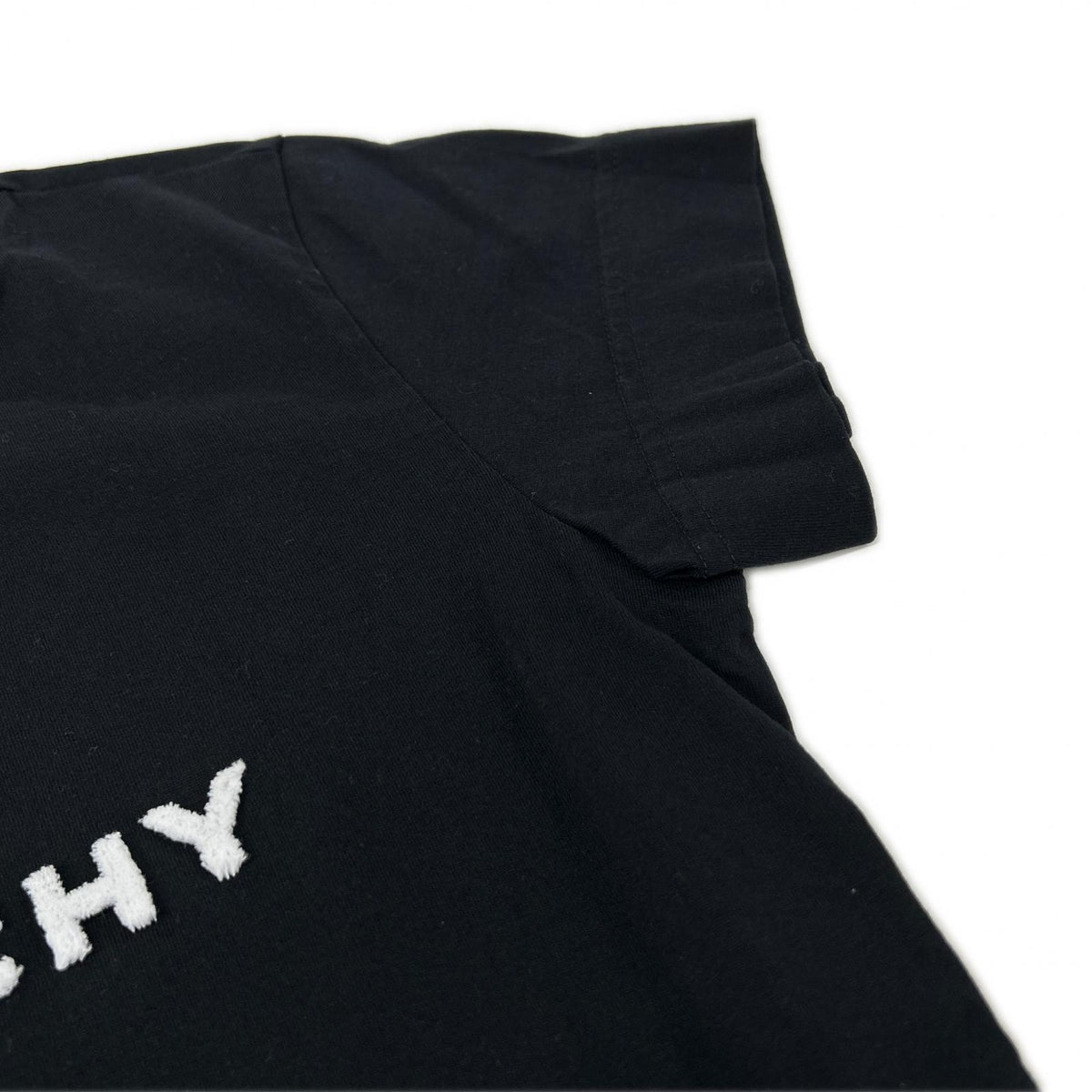 GIVENCHY BW707Y3Z85 terry-cloth logo T-shirt top