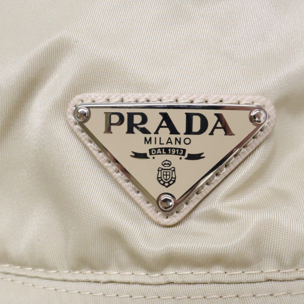 PRADA Prada 【excellent condition/domestic authorized】1HC137 2DMI triangle-logo bucket hat hat