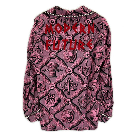 GUCCI グッチ 470990 ZID73 ピンク シャツ トップス