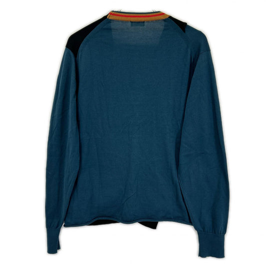 kolor BEACON カラー ビーコン 25SBM-NO2331 BEACON ブラック×ブルー ニット トップス