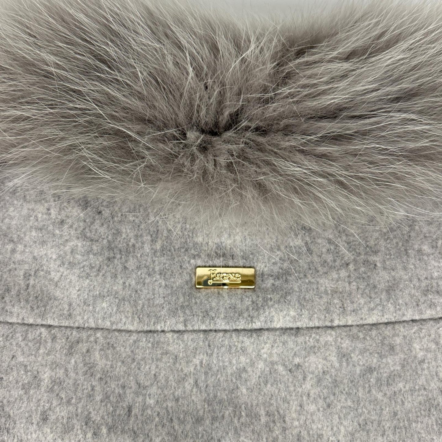 HERNO ヘルノ CA0163D グレー カシミヤ×ダウン コンビネーション コート コート