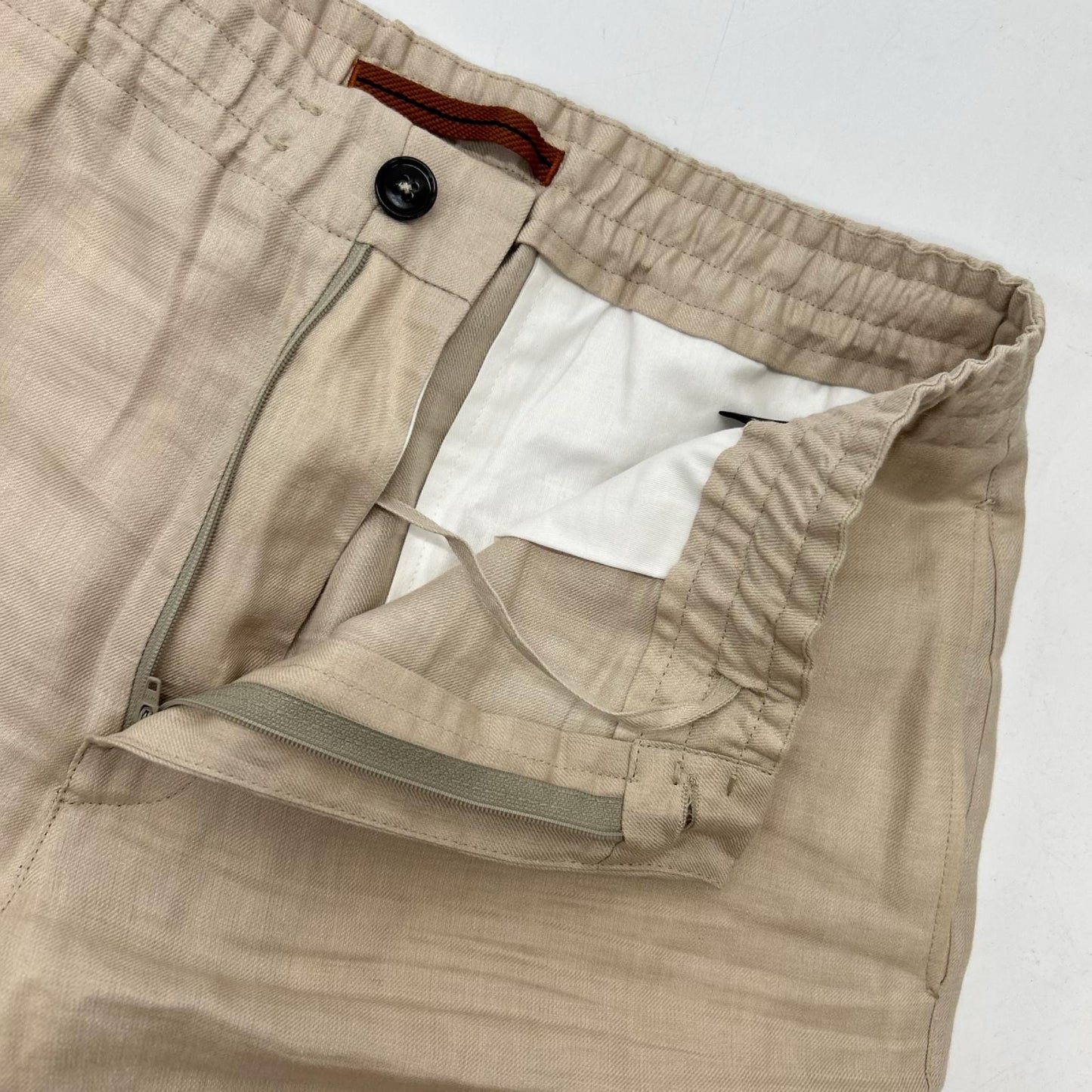 Zegna ゼニア UDI18A7 OASI LINO ベージュ リネンショーツ ボトムス