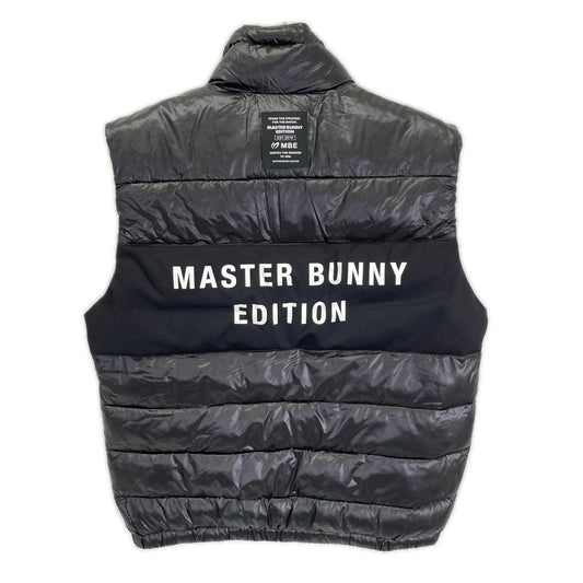 MASTER BUNNY EDITION マスターバニーエディション 758-3258023 ブラック ロゴデザイン パデット ベスト ベスト
