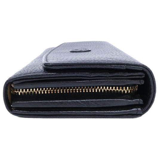 HUNTING WORLD ハンティングワールド 【美品】レザーフラップ ロングウォレット 長財布(小銭入れあり)