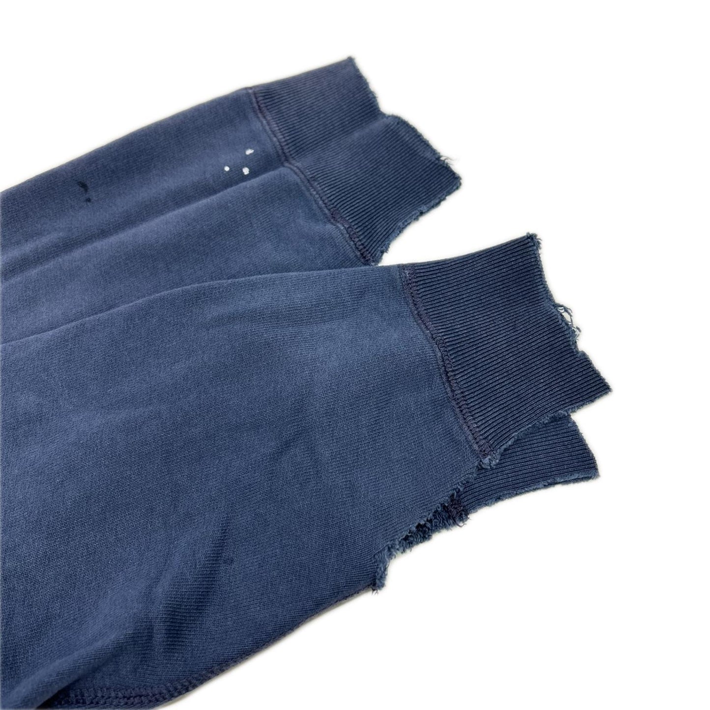 Maison margiela メゾンマルジェラ S50GU0214 ネイビー ロゴ ペンキ クラッシュ加工 スウェット トップス
