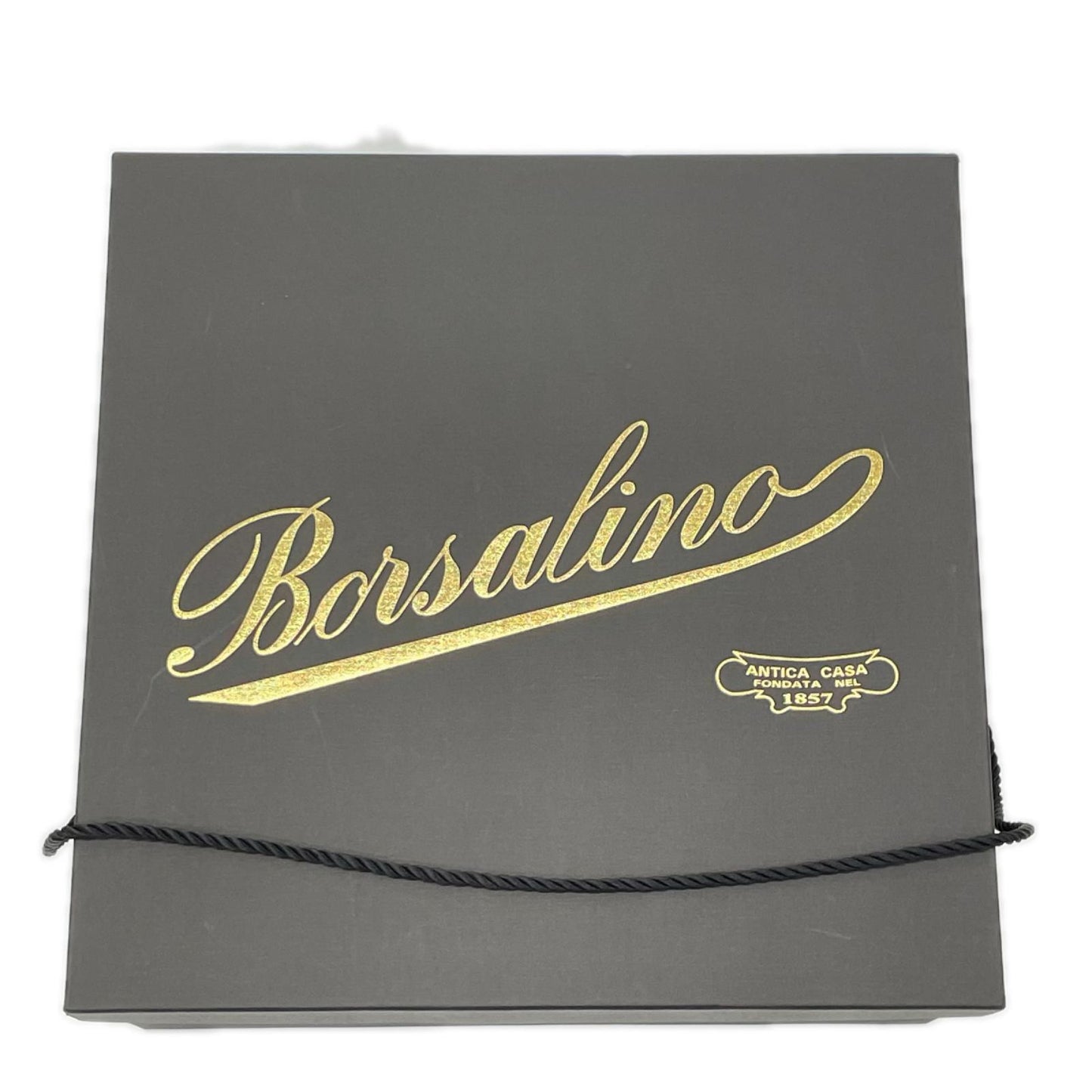 Borsalino ボルサリーノ ボルドー ラビットファー 中折れハット 帽子