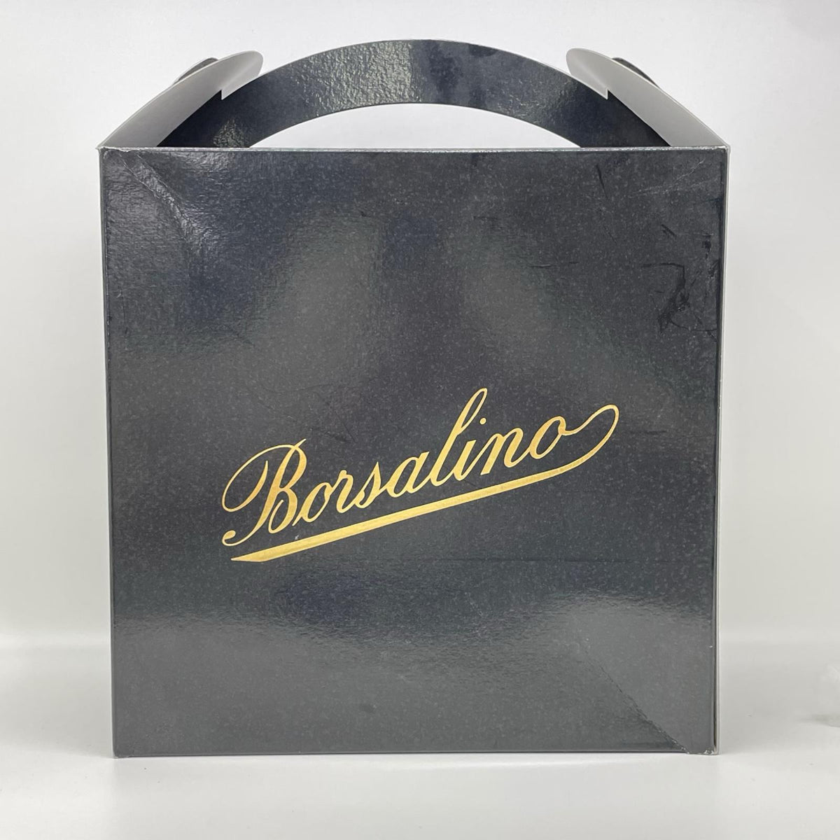 Borsalino ボルサリーノ ネイビー フェルト 中折れハット 帽子
