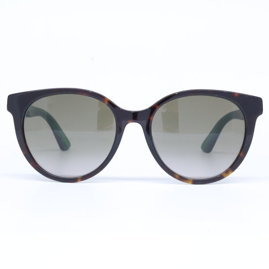GUCCI グッチ 【美品】GG0702SKN 003 シェリーライン テンプルGG ラウンドシェイプ サングラス