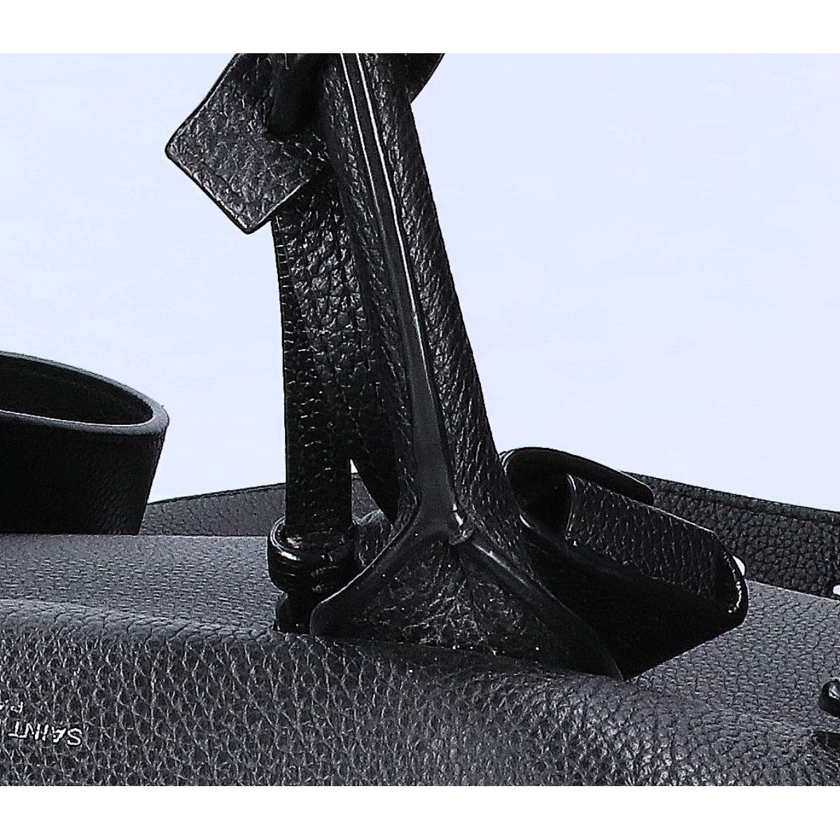SAINT LAURENT PARIS サンローランパリ 480583 グレインカーフ サック ド ジュール スープル ノースサウス 2WAYハンドバッグ トートバッグ