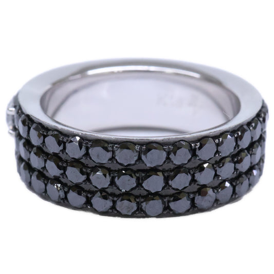 PonteVecchio ポンテヴェキオ K18WG Black Diamond Ring