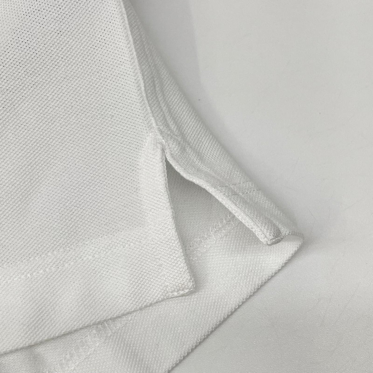 HERMES エルメス 32-5705 ホワイト H刺繍 クルーネック ポケットTシャツ トップス