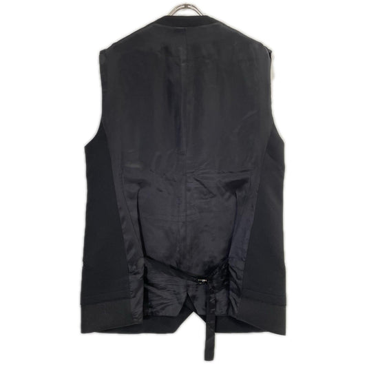 26-010-587-0015 Waistcoat Oversized ブラック コート ベスト