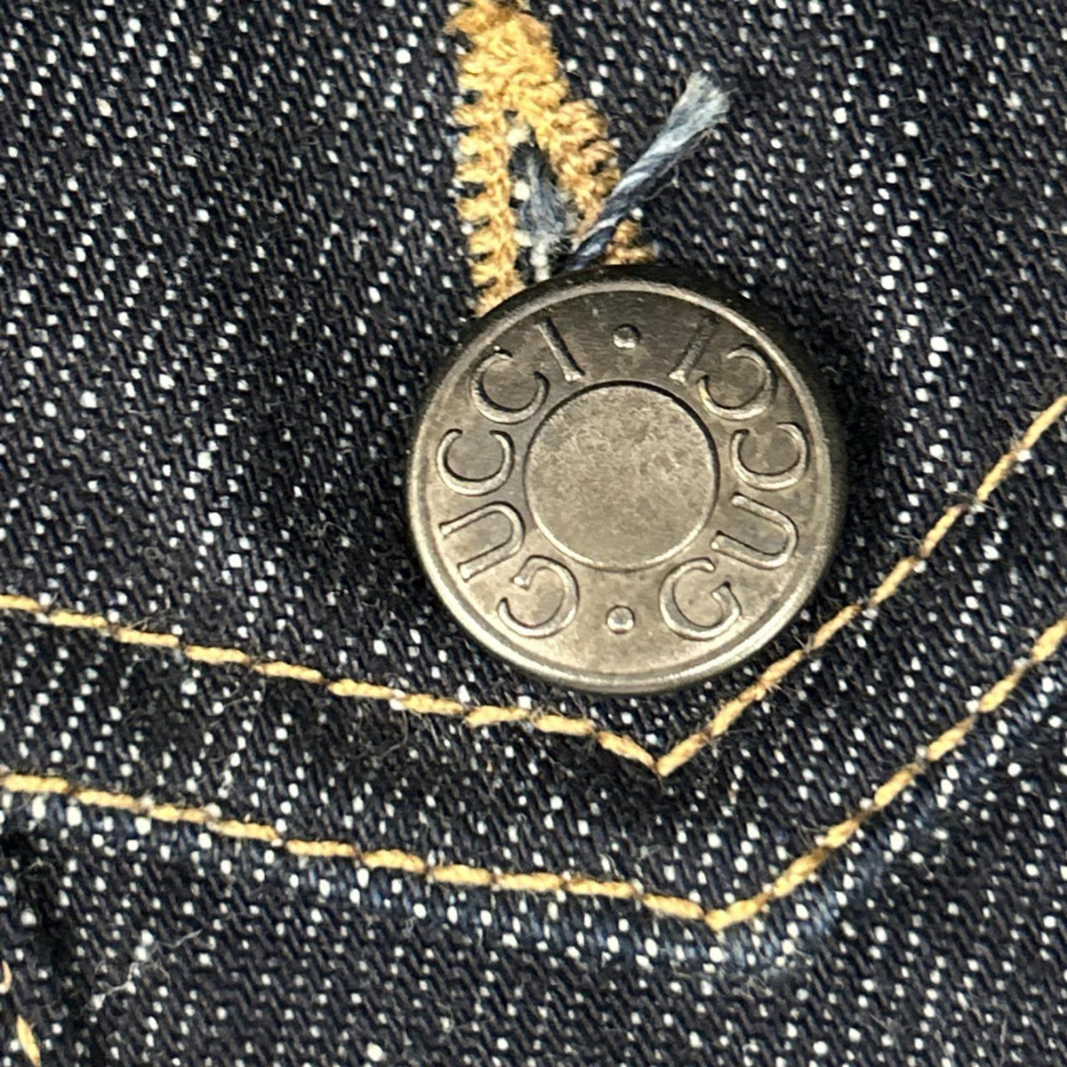 GUCCI グッチ 314-0447-2149 インディゴ デニムジャケット ジャケット