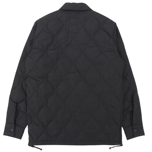 TAION タイオン 美品 ミリタリー CPOシャツジャケット ダウン ジャケット メンズ ブラック S TAION-109CPOSHML-1 ジャケット