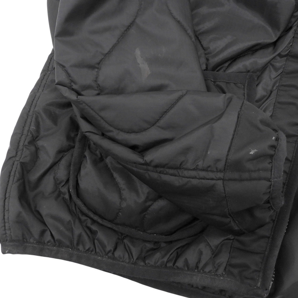 ALPHA INDUSTRIES アルファインダストリーズ キルトフードジャケット メンズ ブラック M ジャケット ジャケット