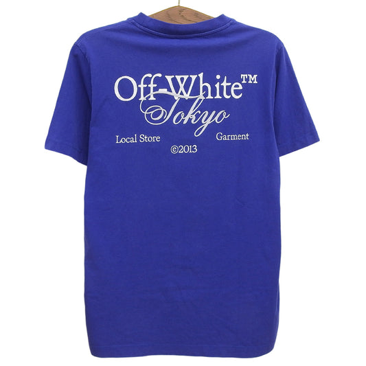 OFF-WHITE TOKYO T-shirt Top Men's Blue M OMAA027T23JER020 23SS Top