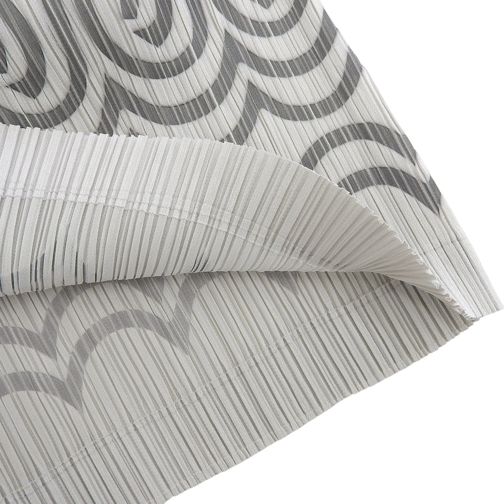 PLEATS PLEASE プリーツプリーズ 美品 エンボス加工 ワンピース レディース ライトグレー グリーン 2 PP63-JH712 ワンピース