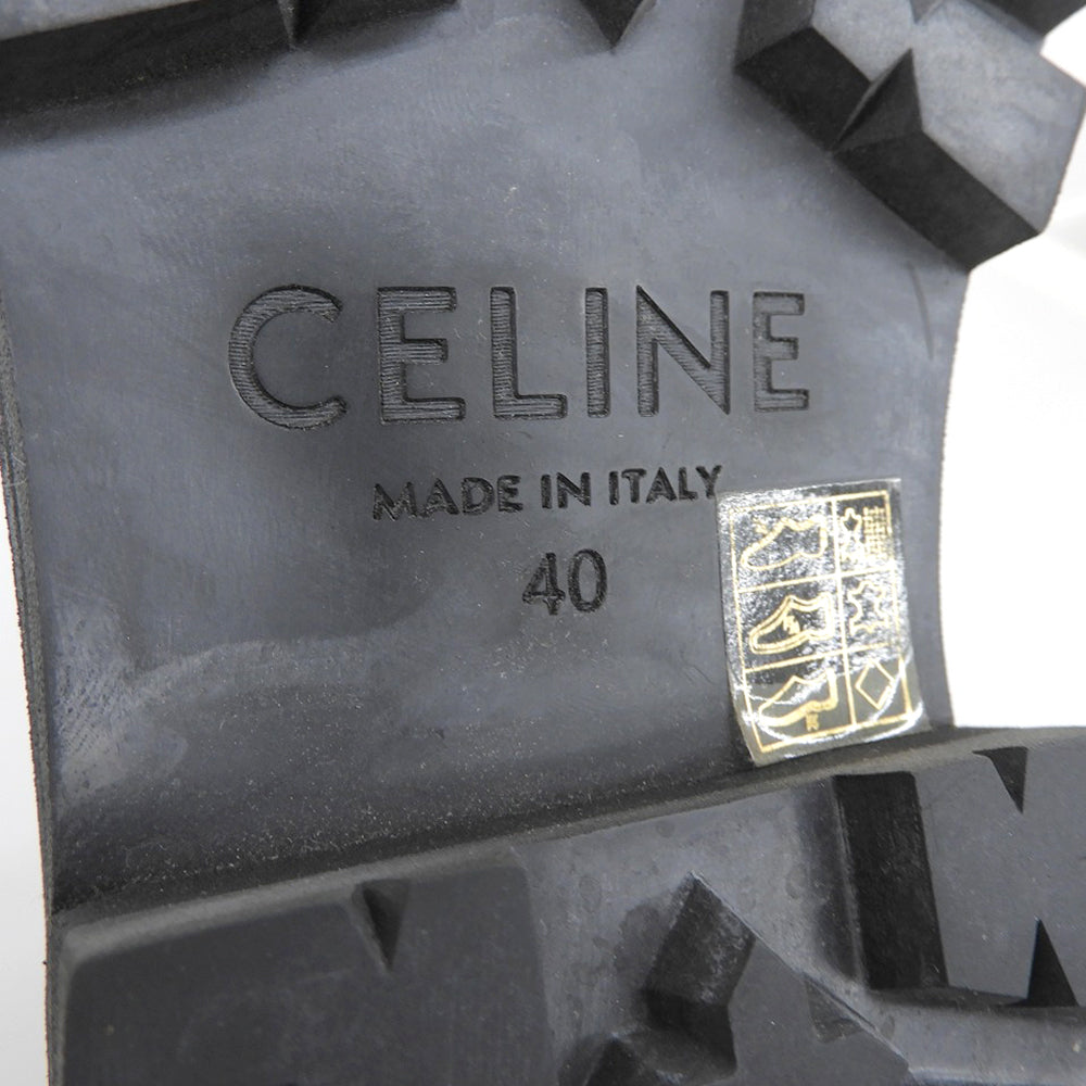 CELINE セリーヌ マーガレット チェルシーブーツ サイドゴアブーツ シューズ メンズ 黒 ブラック 40 シューズ 40