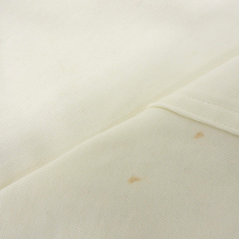 BOTTEGA VENETA ボッテガヴェネタ 美品 Vステッチポケット 半袖 クロップドカットソー トップス レディース アイボリー S 777597 トップス S