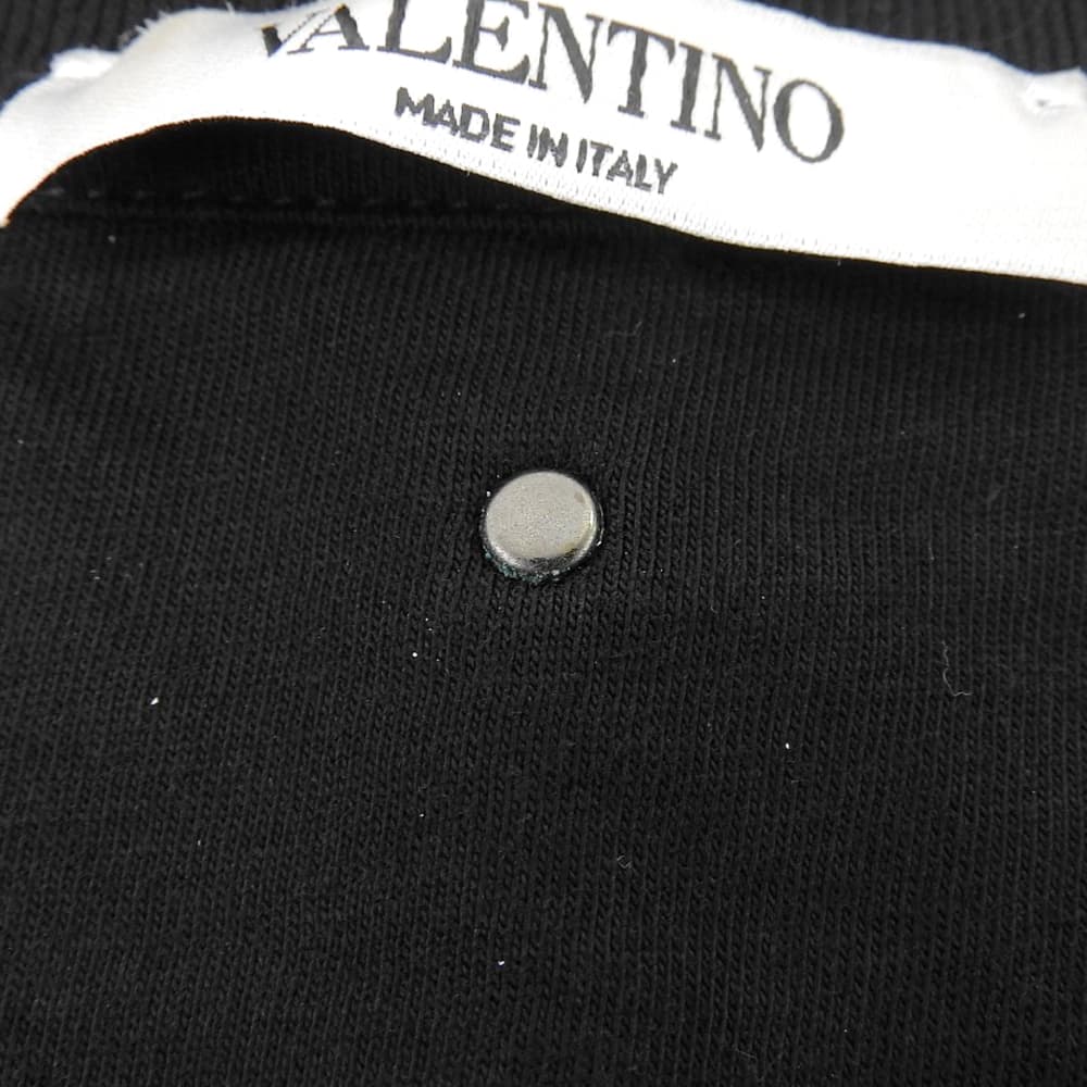 VALENTINO ヴァレンティノ GOOD ROVER プリントTシャツ トップス メンズ ブラック L UV0MG08U6Y3 トップス L