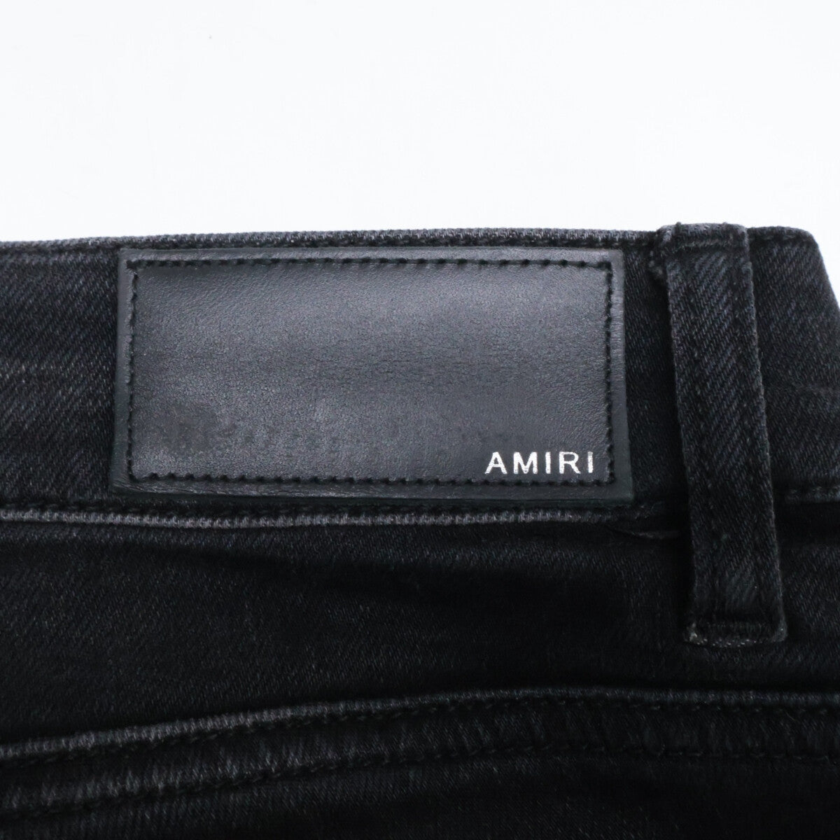 AMIRI アミリ ブラック スキニー ダメージ加工 ジーンズ ボトムス 32
