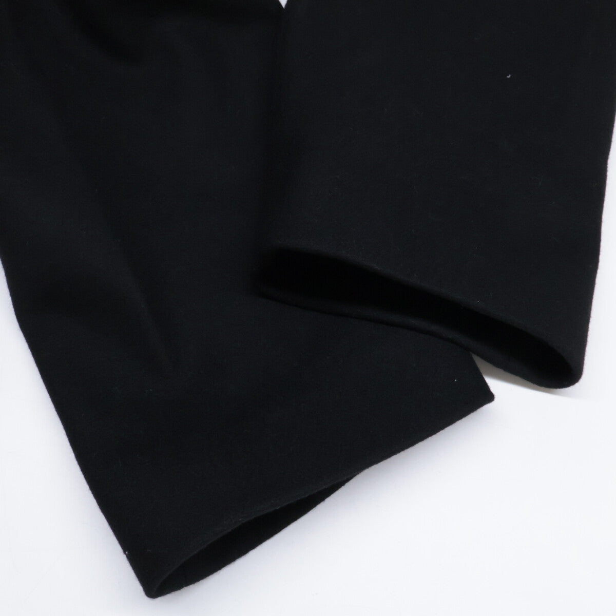 Hevo イーヴォ ブラック 4205-LAMI725 ウールノーカラーコート コート 48