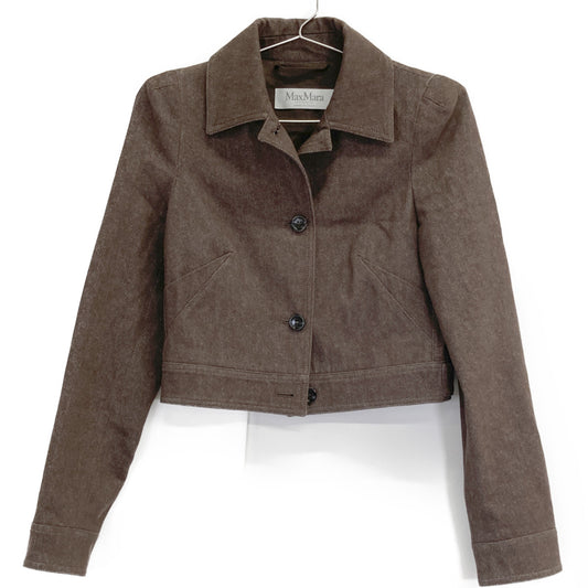 Max Mara 【Excellent condition/25SS】25110410136/25111310136 Carpa Denim Short Jacket/Pants Suit Set-up