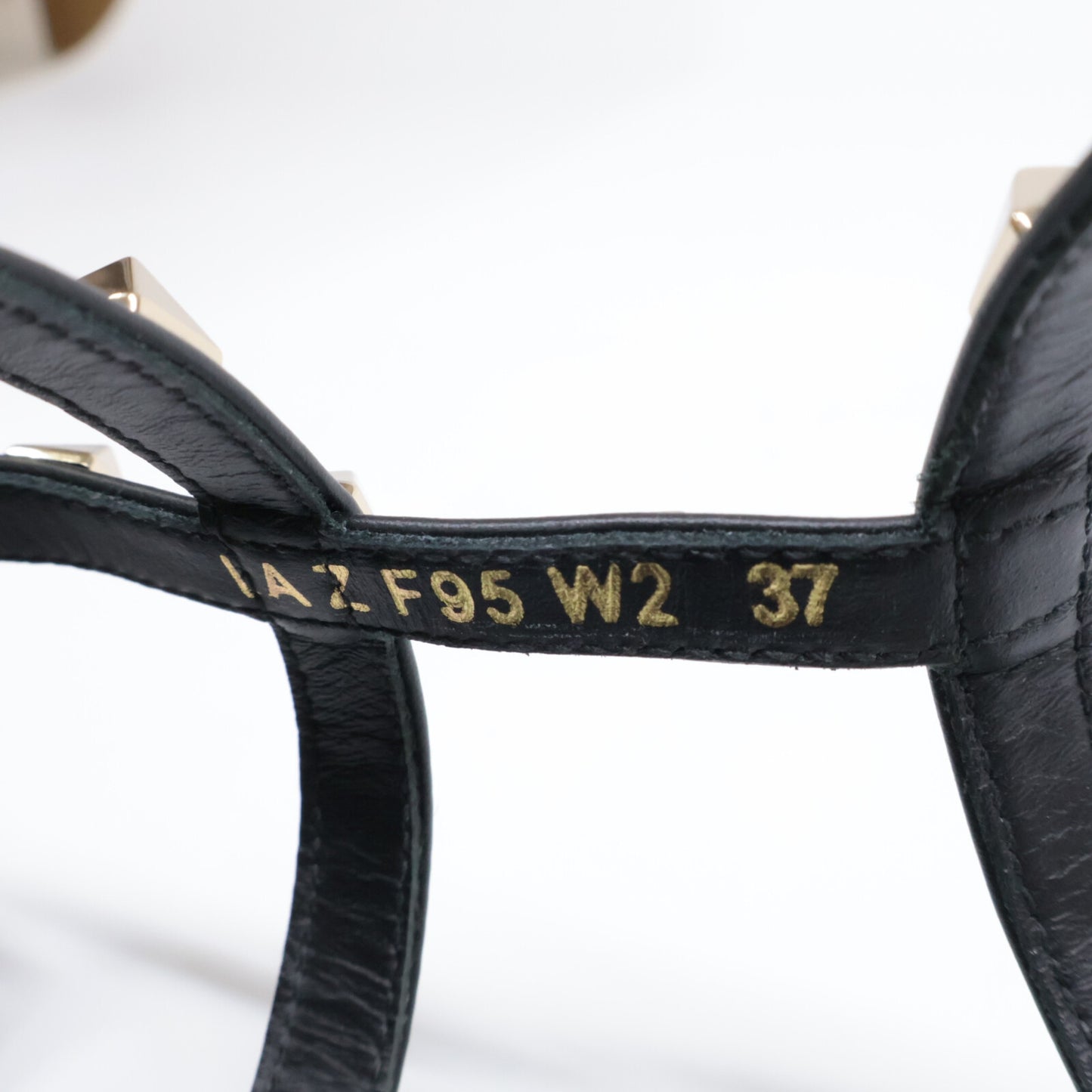 VALENTINO ヴァレンティノ 【美品】ロックスタッズ ストラップ ウェッジサンダル/ シューズ 37